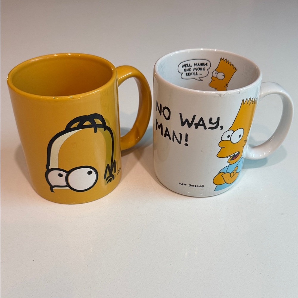Simpsons Character Mugs Set - Picture 2 of 9